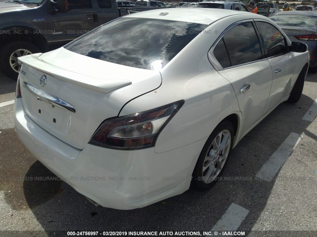 1N4AA5APXDC817318 - 2013 NISSAN MAXIMA S/SV WHITE photo 6