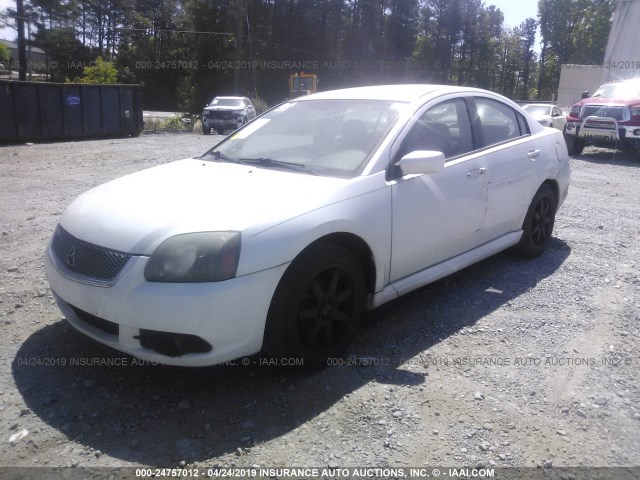 4A32B2FF9AE011395 - 2010 MITSUBISHI GALANT WHITE photo 2