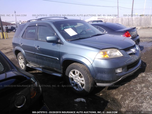 2HNYD18955H516464 - 2005 ACURA MDX TOURING GRAY photo 1