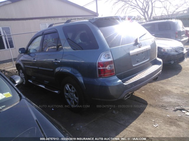 2HNYD18955H516464 - 2005 ACURA MDX TOURING GRAY photo 3