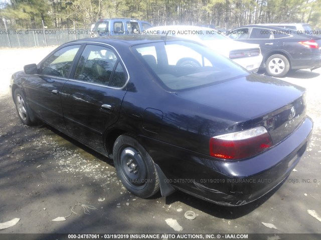 19UUA56763A089878 - 2003 ACURA 3.2TL BLUE photo 3