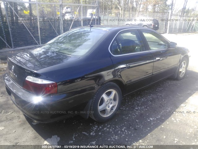 19UUA56763A089878 - 2003 ACURA 3.2TL BLUE photo 4