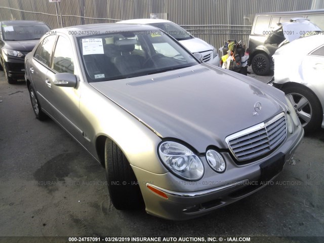 WDBUF65J05A727319 - 2005 MERCEDES-BENZ E 320 BEIGE photo 1