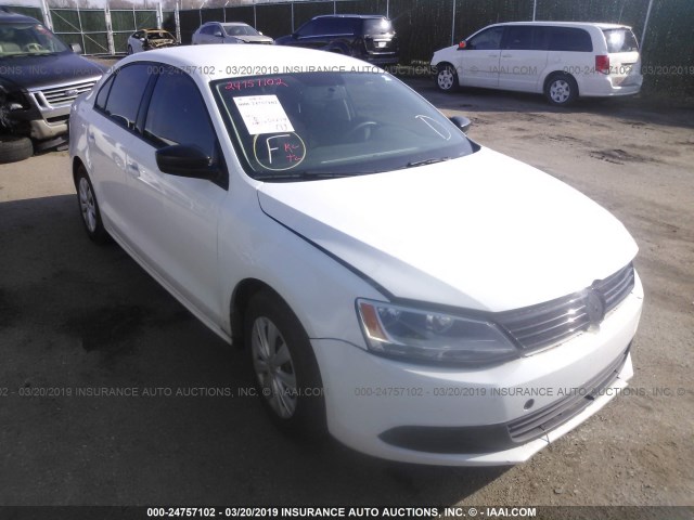 3VW2K7AJ4EM320927 - 2014 VOLKSWAGEN JETTA S Սպիտակ լուսանկար 1