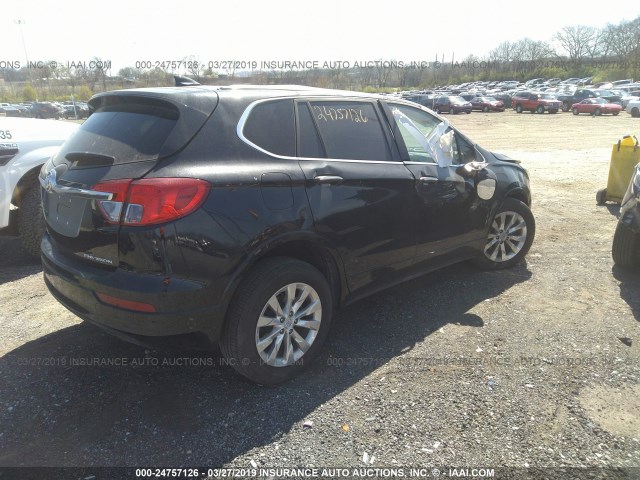 LRBFXBSA2HD220797 - 2017 BUICK ENVISION ESSENCE BLACK photo 4