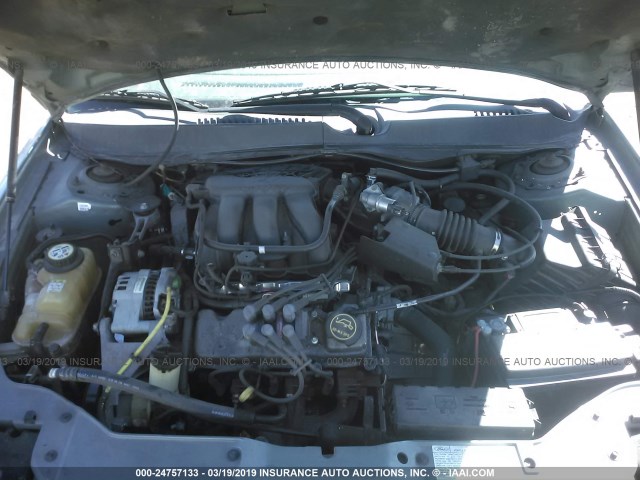 1FAFP56215A301380 - 2005 FORD TAURUS SEL GRAY photo 10