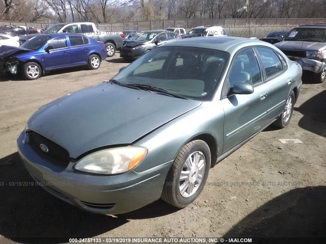 1FAFP56215A301380 - 2005 FORD TAURUS SEL GRAY photo 2