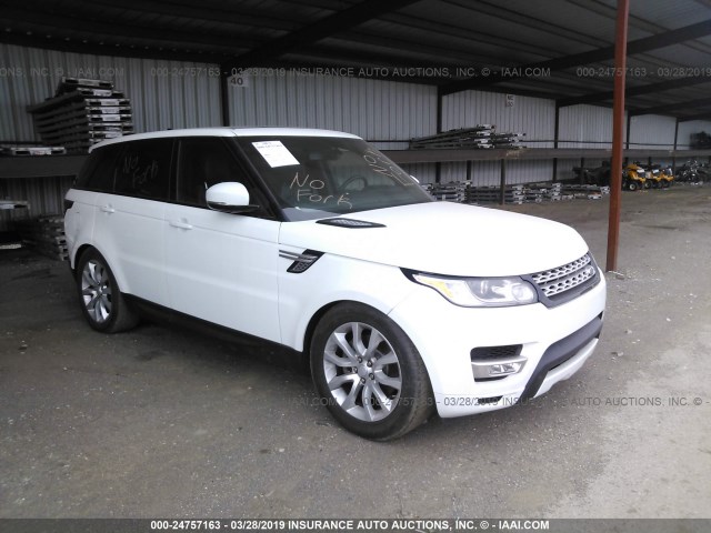 SALWR2VF9FA527040 - 2015 LAND ROVER RANGE ROVER SPORT SC WHITE photo 1