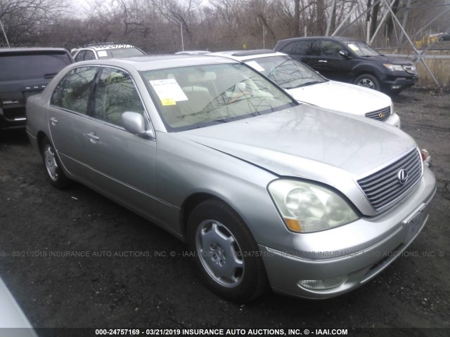 JTHBN30F020067733 - 2002 LEXUS LS 430 SILVER photo 1