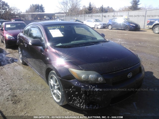 JTKDE167690283541 - 2009 TOYOTA SCION TC იასამნისფერი ფოტო 1