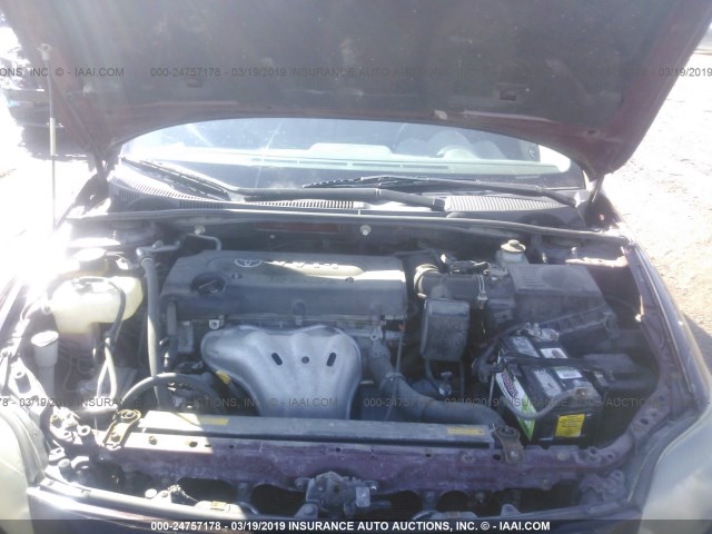 JTKDE167690283541 - 2009 TOYOTA SCION TC იასამნისფერი ფოტო 10