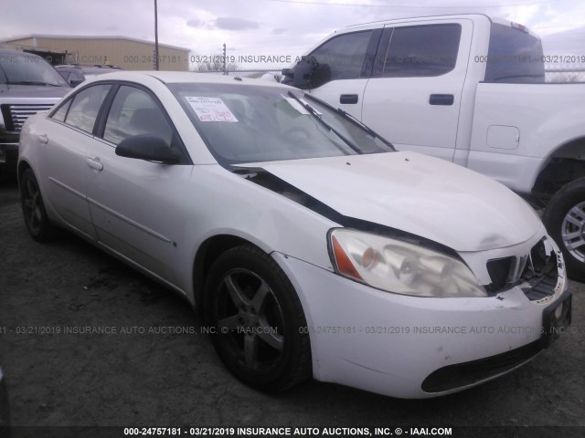 1G2ZH558X64195137 - 2006 PONTIAC G6 GT WHITE photo 1