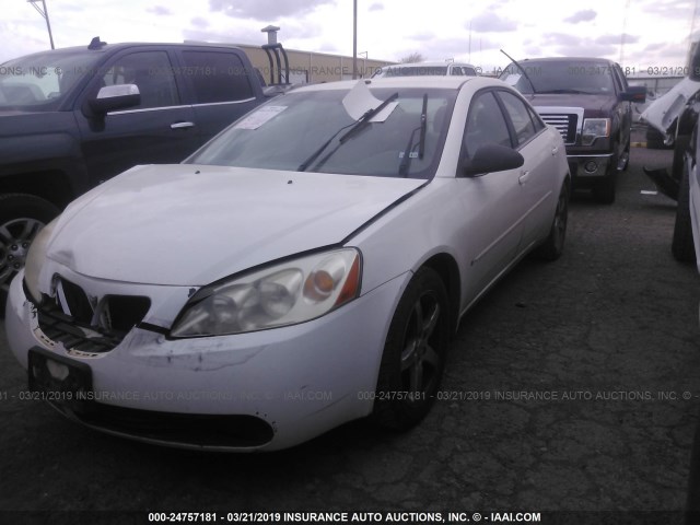 1G2ZH558X64195137 - 2006 PONTIAC G6 GT WHITE photo 2