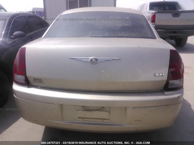 2C3LA43R86H253491 - 2006 CHRYSLER 300 TAN photo 6