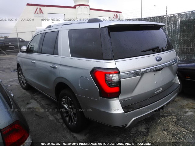 1FMJU1KT7JEA11163 - 2018 FORD EXPEDITION LIMITED SILVER photo 3