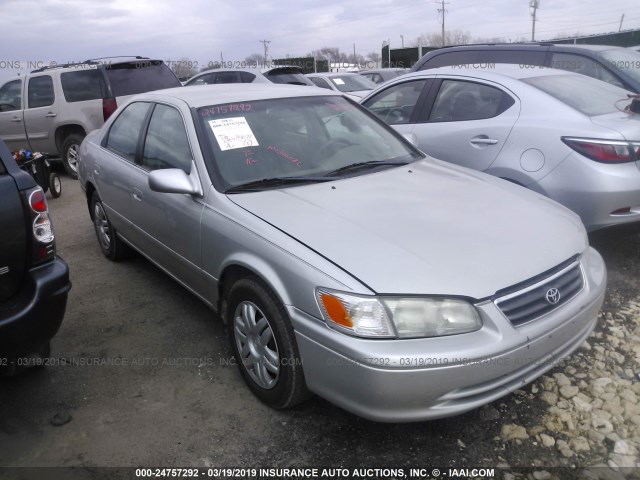 4T1BG22K71U084340 - 2001 TOYOTA CAMRY CE/LE/XLE SILVER photo 1