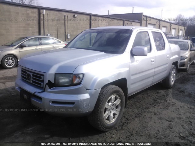 2HJYK16408H521543 - 2008 HONDA RIDGELINE RTS SILVER photo 2