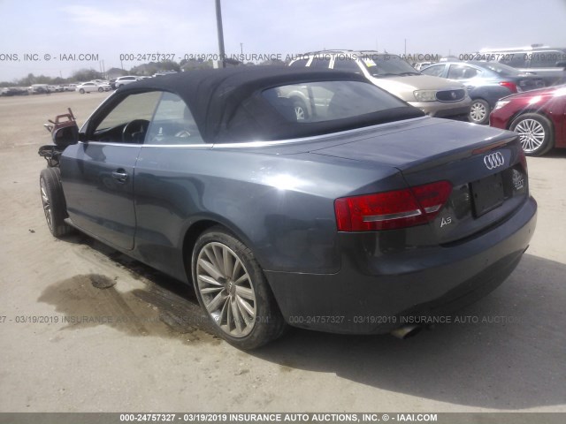 WAUVFAFH0AN011640 - 2010 AUDI A5 PRESTIGE GRAY photo 3