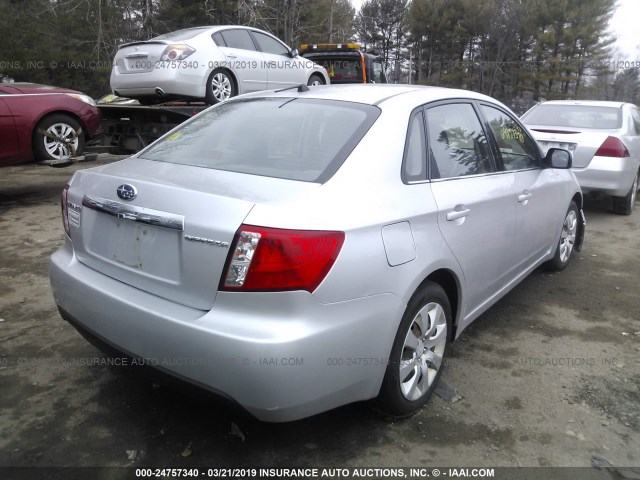 JF1GE61679H510596 - 2009 SUBARU IMPREZA SILVER photo 4