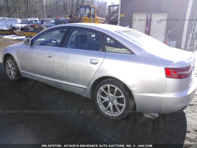 WAUSG74F29N054442 - 2009 AUDI A6 SILVER photo 3