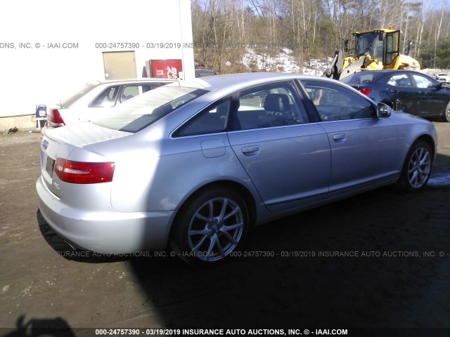 WAUSG74F29N054442 - 2009 AUDI A6 SILVER photo 4