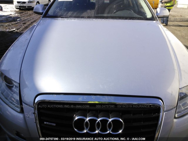 WAUSG74F29N054442 - 2009 AUDI A6 SILVER photo 6