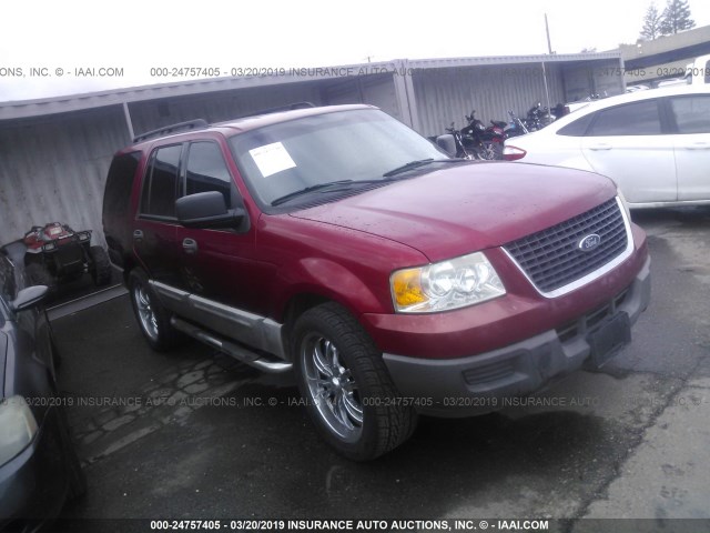 1FMPU13576LA05487 - 2006 FORD EXPEDITION XLS BURGUNDY photo 1