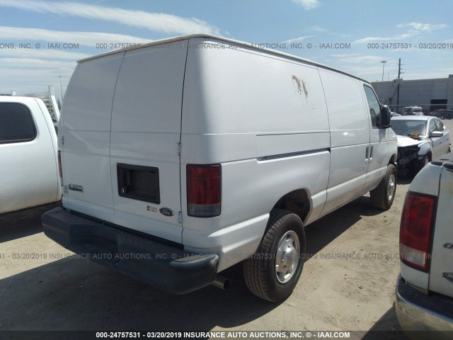 1FTSE3EL9ADA92699 - 2010 FORD ECONOLINE E350 SUPER DUTY VAN WHITE photo 4