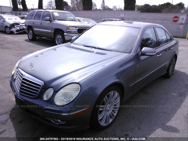 WDBUF56X07B115079 - 2007 MERCEDES-BENZ E 350 GRAY photo 2