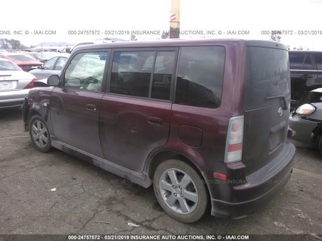 JTLKT324640138945 - 2004 TOYOTA SCION XB MAROON photo 3