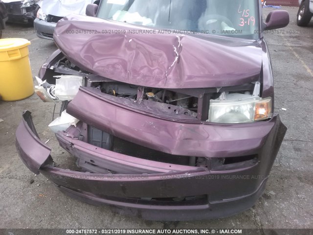 JTLKT324640138945 - 2004 TOYOTA SCION XB MAROON photo 6