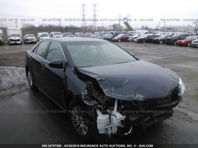 4T4BF1FK8ER438403 - 2014 TOYOTA CAMRY L/SE/LE/XLE Dark Blue photo 1