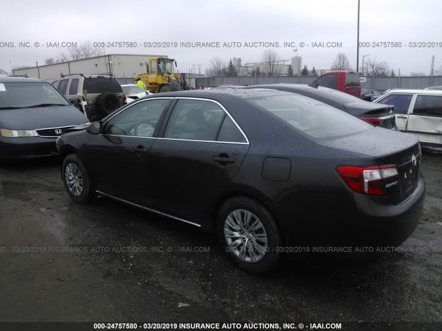 4T4BF1FK8ER438403 - 2014 TOYOTA CAMRY L/SE/LE/XLE Dark Blue photo 3