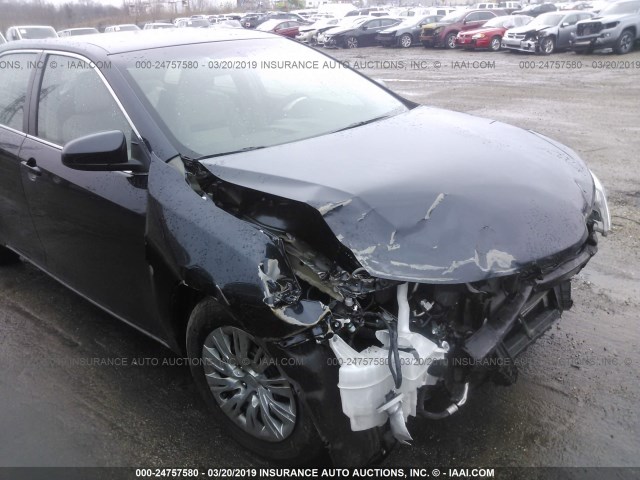 4T4BF1FK8ER438403 - 2014 TOYOTA CAMRY L/SE/LE/XLE Dark Blue photo 6