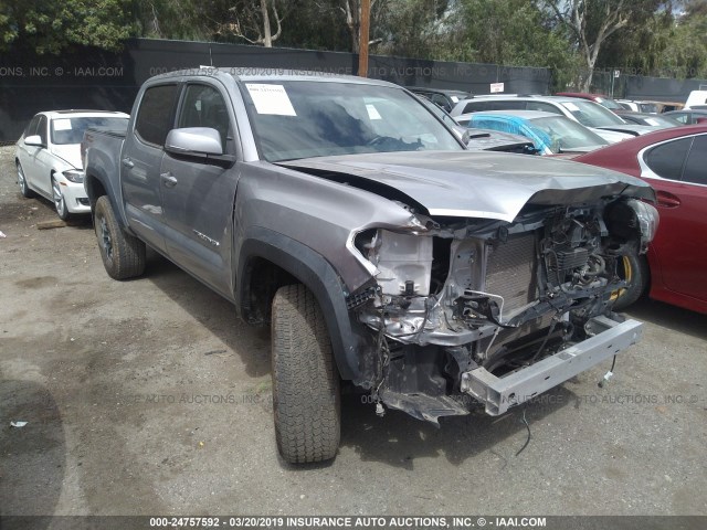 3TMAZ5CN5GM018760 - 2016 TOYOTA TACOMA DBL CAB/SR5/TRD SPORT/OR SILVER photo 1