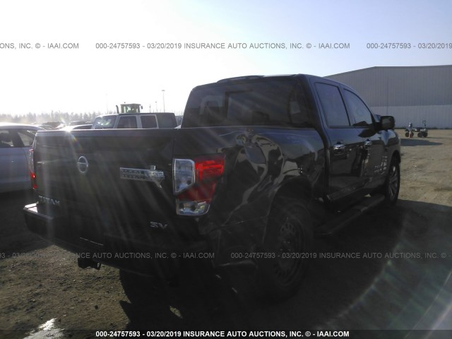 1N6AA1E69JN530425 - 2018 NISSAN TITAN SV/SL/PLATINUM RESERVE BLACK photo 4