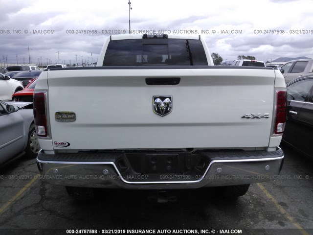 3C6UR5PL1GG280853 - 2016 RAM 2500 LONGHORN WHITE photo 6