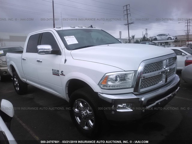 3C6UR5FL9GG141197 - 2016 RAM 2500 LARAMIE WHITE photo 1