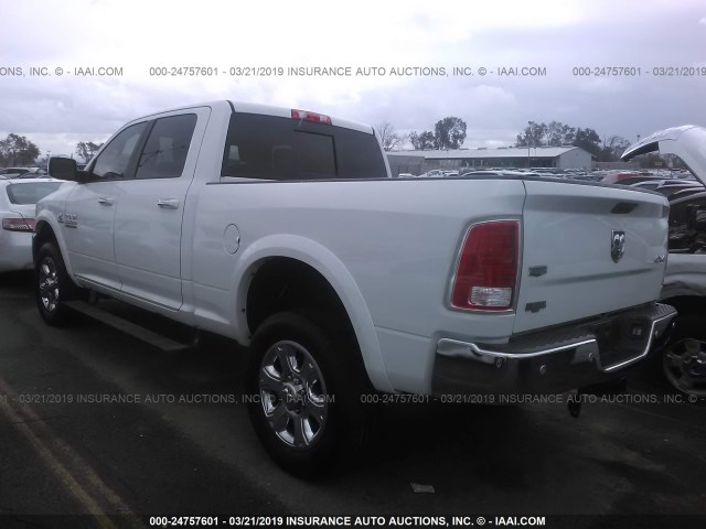 3C6UR5FL9GG141197 - 2016 RAM 2500 LARAMIE WHITE photo 3