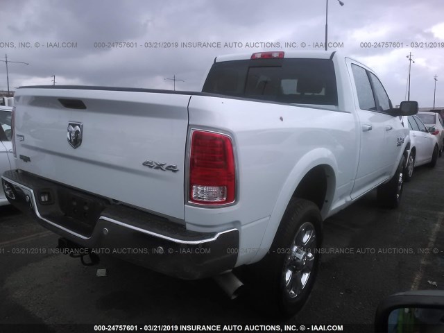 3C6UR5FL9GG141197 - 2016 RAM 2500 LARAMIE WHITE photo 4