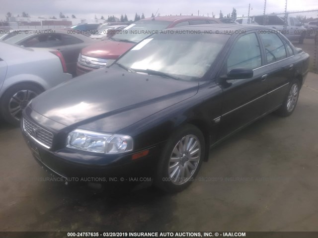 YV1TS592161446910 - 2006 VOLVO S80 2.5T BLUE photo 2