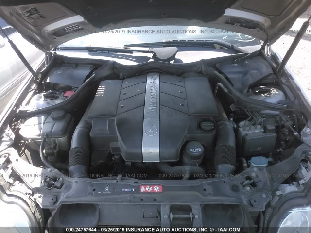 WDBRF61J25A717905 - 2005 MERCEDES-BENZ C 240 GRAY photo 10