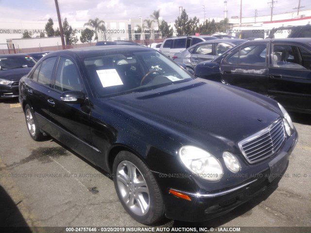 WDBUF56J76A923722 - 2006 MERCEDES-BENZ E 350 BLACK photo 1