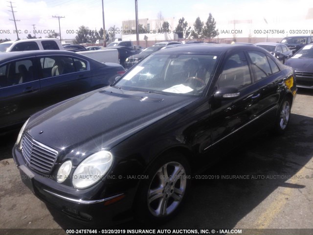 WDBUF56J76A923722 - 2006 MERCEDES-BENZ E 350 BLACK photo 2