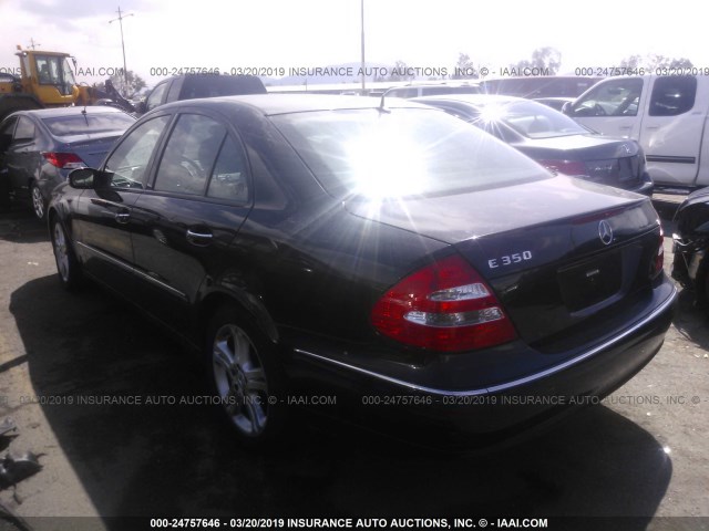 WDBUF56J76A923722 - 2006 MERCEDES-BENZ E 350 BLACK photo 3