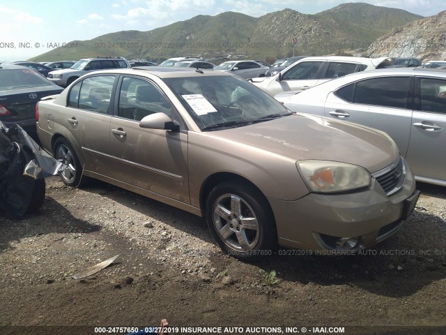 1G1ZU53806F273111 - 2006 CHEVROLET MALIBU LTZ GOLD photo 1