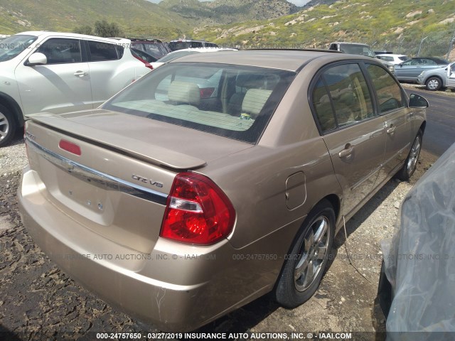 1G1ZU53806F273111 - 2006 CHEVROLET MALIBU LTZ GOLD photo 4