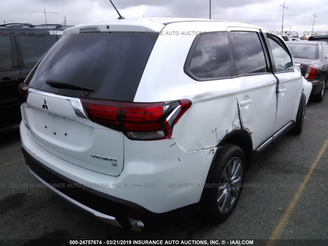 JA4AD3A38GZ056559 - 2016 MITSUBISHI OUTLANDER SE/SEL WHITE photo 4