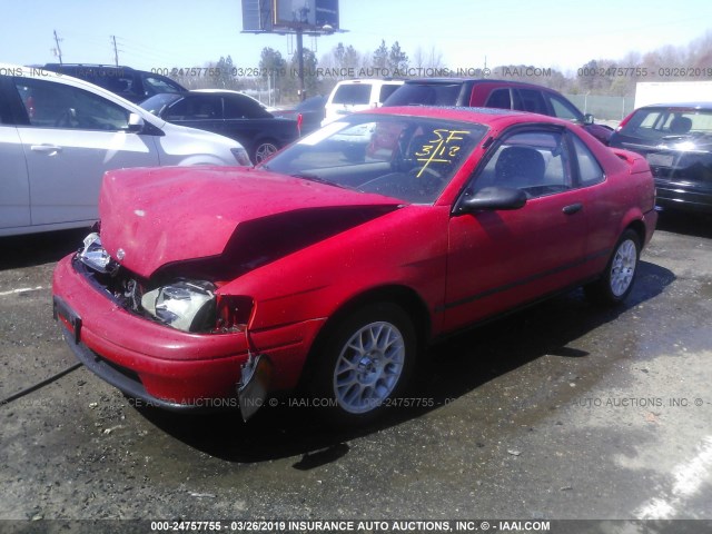 JT2EL45F2N0078037 - 1992 TOYOTA PASEO RED photo 2