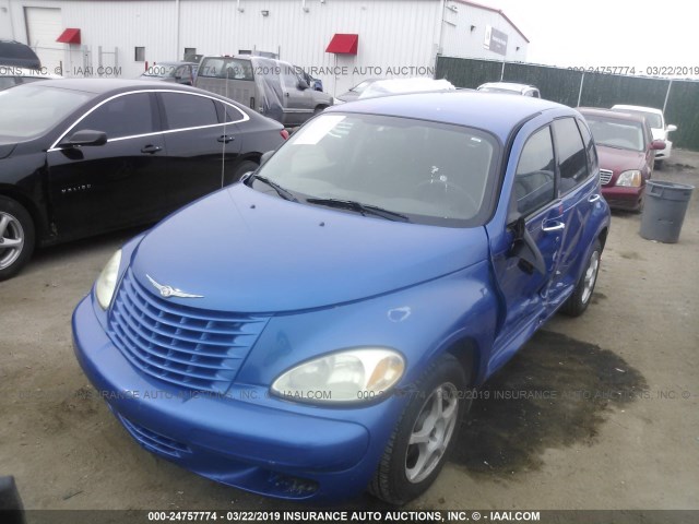 3C4FY58B05T579863 - 2005 CHRYSLER PT CRUISER TOURING BLUE photo 2